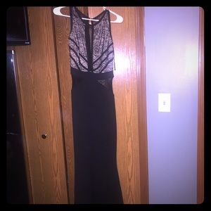 Windsor Long Little Black Dress